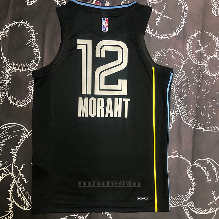 Camiseta Memphis Grizzlies Ja Morant #12 Select Series Negro